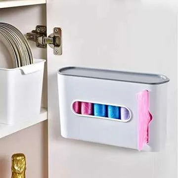 Plastic Bag Holder Wall Mount for Clutter-Free Living