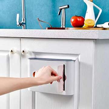 Plastic Bag Holder Wall Mount for Clutter-Free Living