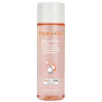 HYDRA-OIL Scar Removal Serum - for Face and Body - 125 ml Hydrating Oil for Stretch Mark Removal, an...