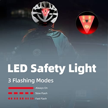 Shinmax SM-T69 Bike Helmet with Magnetic Goggles LED Light