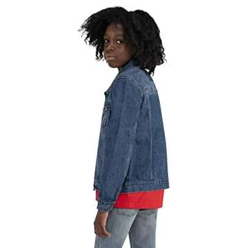 Levi's Sustainable Boys' Denim Trucker Jacket for Kids