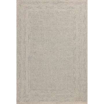 Loloi Amber Lewis Windsor Collection WIN-01 Ivory/Sky 2'-3" x 3'-9" Accent Rug