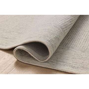 Loloi Amber Lewis Windsor Collection WIN-01 Ivory/Sky 2'-3" x 3'-9" Accent Rug