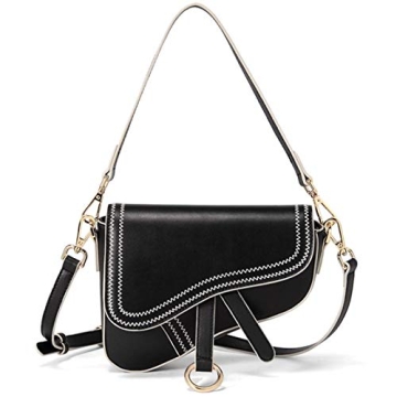 Chic Vintage Mini Saddle Bag Stylish Eco-Friendly Use