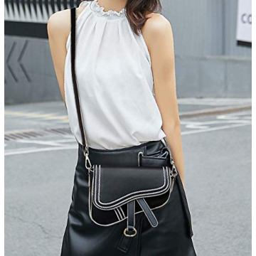 Chic Vintage Mini Saddle Bag Stylish Eco-Friendly Use