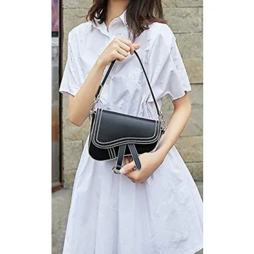 Chic Vintage Mini Saddle Bag Stylish Eco-Friendly Use