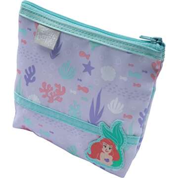 Disney Baby - Infant Health & Grooming Kit 10pc Set Includes: Brush, Comb, Nail Clippers, Medicine Syringe, Nasal, and Carry Case, Ariel