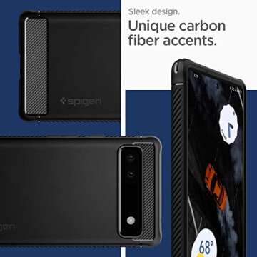 Spigen Pixel 6a Rugged Armor Case - Stylish Protection