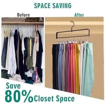 Gumilyo Legging Organizer - 4 Pack Space Saving Hangers