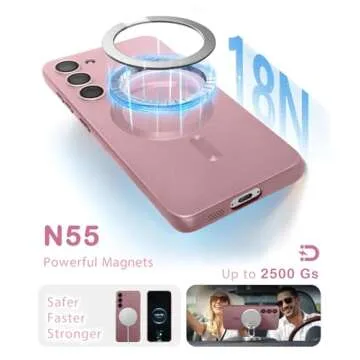 Stylish Amzfield Magnetic Case for Galaxy S23 Plus