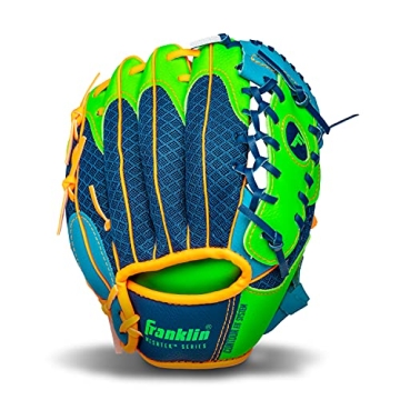 Franklin Sports Kids Baseball Gloves - Meshtek Teeball Glove & Ball Set