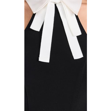 Cinq à Sept Kira Dress in Black and Ivory for Women