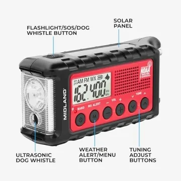 Midland ER310 Emergency Crank Weather Radio with SOS