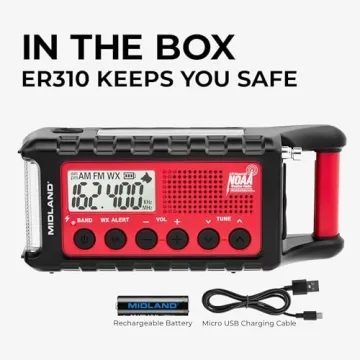 Midland ER310 Emergency Crank Weather Radio with SOS