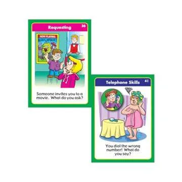 Super Duper Publications | Practicing Pragmatics Fun Deck | Conversation and Social Skills Flash Cards | Educational Learning Materials for Children