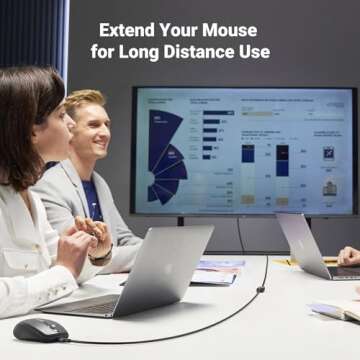 UGREEN USB Extender, USB 3.0 Extension Cable Male to Female USB Cable High-Speed Data Transfer Compatible with Webcam, Gamepad, USB Keyboard, Mouse, Flash Drive, Hard Drive, Oculus VR, Xbox 6 FT