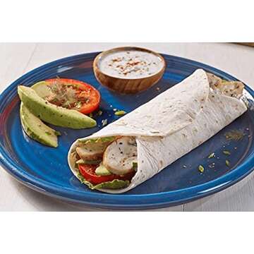 Mission Carb Balance Fajita Tortillas,Low Carb,Keto,8 Ounce (Pack of 2)