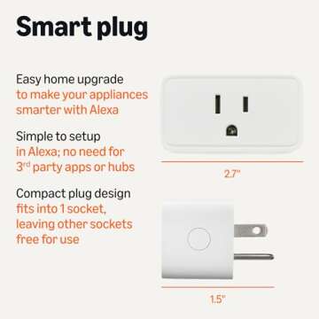 Effortless Automation with Amazon Basics Smart Plug 4-Pack