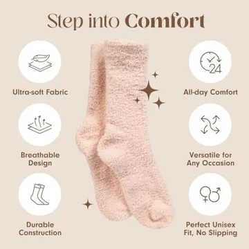 Fuzzy Soft Socks - Ultra Cozy Unisex Sleepwear
