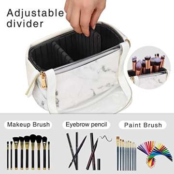 Trendy Makeup Brush Holder for Travel & Organization