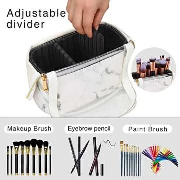 Trendy Makeup Brush Holder for Travel & Organization