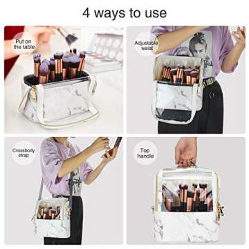 Trendy Makeup Brush Holder for Travel & Organization