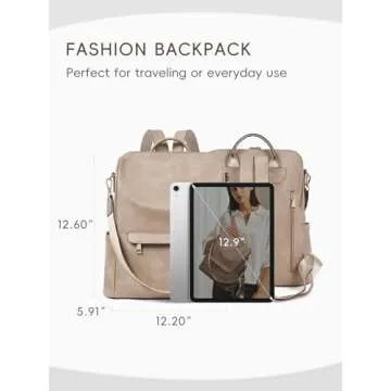 CLUCI Women Backpack Purse - Stylish Anti-theft Travel Bag