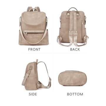 CLUCI Women Backpack Purse - Stylish Anti-theft Travel Bag