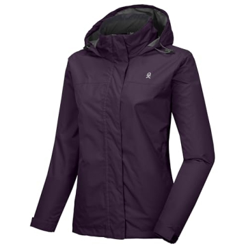 Little Donkey Andy Women’s Waterproof Rain Jacket Lightweight Outdoor