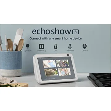 Echo Show 8 Smart Display | HD Touchscreen & Alexa Device | Glacier White