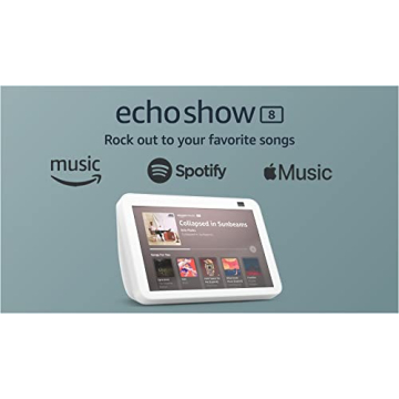 Echo Show 8 Smart Display | HD Touchscreen & Alexa Device | Glacier White