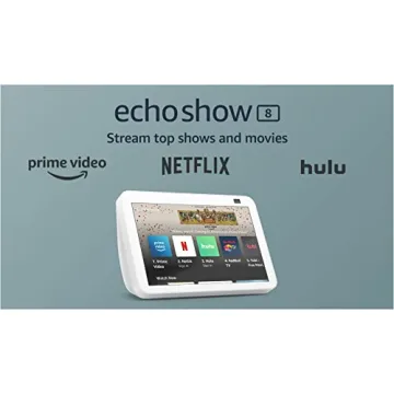 Echo Show 8 Smart Display | HD Touchscreen & Alexa Device | Glacier White