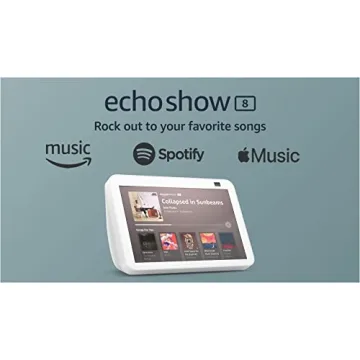 Echo Show 8 Smart Display | HD Touchscreen & Alexa Device | Glacier White