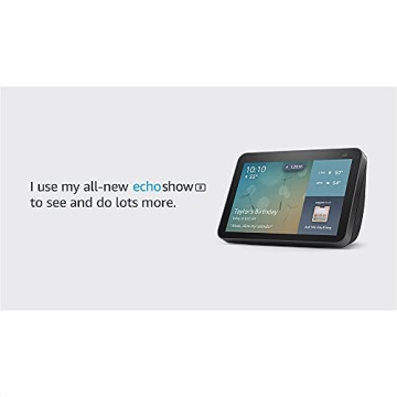Echo Show 8 Smart Display | HD Touchscreen & Alexa Device | Glacier White
