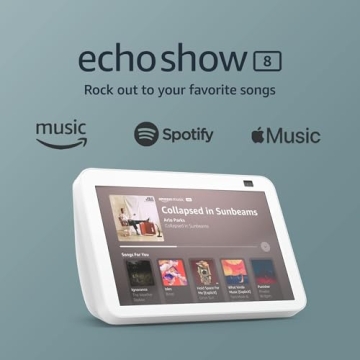 Echo Show 8 Smart Display | HD Touchscreen & Alexa Device | Glacier White