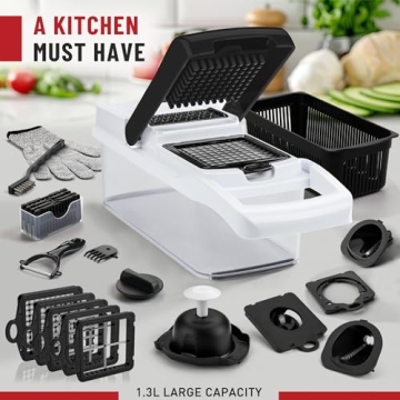 Ecolya Vegetable Chopper 25 in 1 Multifunctional Kitchen Tool