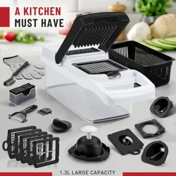 Ecolya Vegetable Chopper 25 in 1 Multifunctional Kitchen Tool