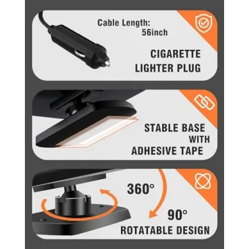 Numhosai Portable Car Heaters for Vehicle: 12V Car Heater That Plugs Into Cigarette Lighte, 2 in 1 Heating & Cooling Fast Windshield Defrost Defogger