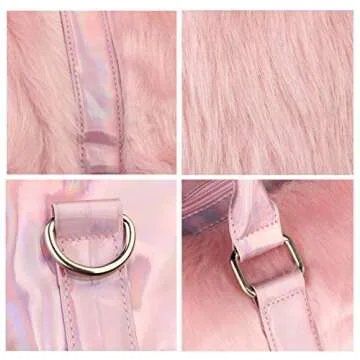 Stylish Risup Extra Large Laser Handbag Purse for Travel