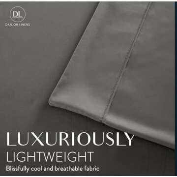 Danjor Linens California King Sheet Set for Ultimate Comfort