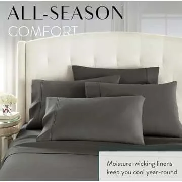 Danjor Linens California King Sheet Set for Ultimate Comfort