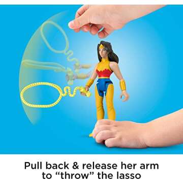 Fisher-Price Wonder Woman & PB Action Figure Set