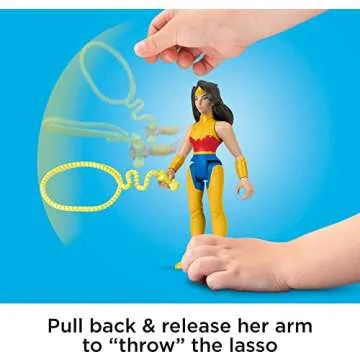 Fisher-Price Wonder Woman & PB Action Figure Set