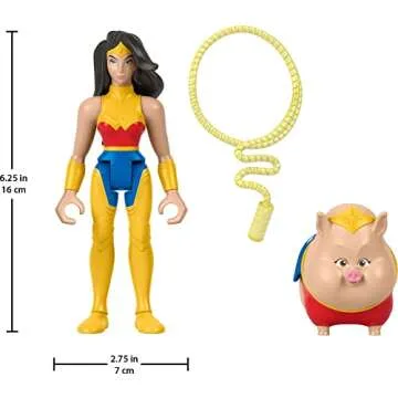 Fisher-Price Wonder Woman & PB Action Figure Set