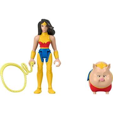 Fisher-Price Wonder Woman & PB Action Figure Set