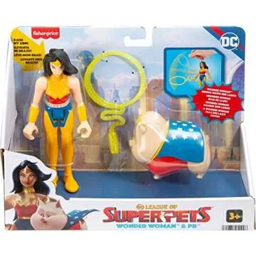 Fisher-Price Wonder Woman & PB Action Figure Set