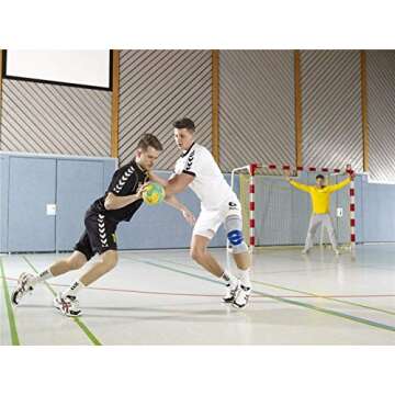 Bauerfeind 11041205080001 GenuTrain Knee Support, Size 1, 15"-16-1/8" Circumference, Titan/Blue