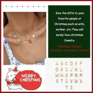 Gold Initial Necklace Charm Necklace Western Jewelry for Women Cowgirl Outfits Dainty Necklace Country Concert Outfits for Women