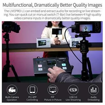 FEELWORLD LIVEPRO L1 Multi-Camera Video Switcher