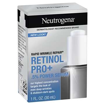 Neutrogena Rapid Wrinkle Repair Retinol Pro+.5% Power Facial Serum, Gentle Anti-Aging Face Serum wit...